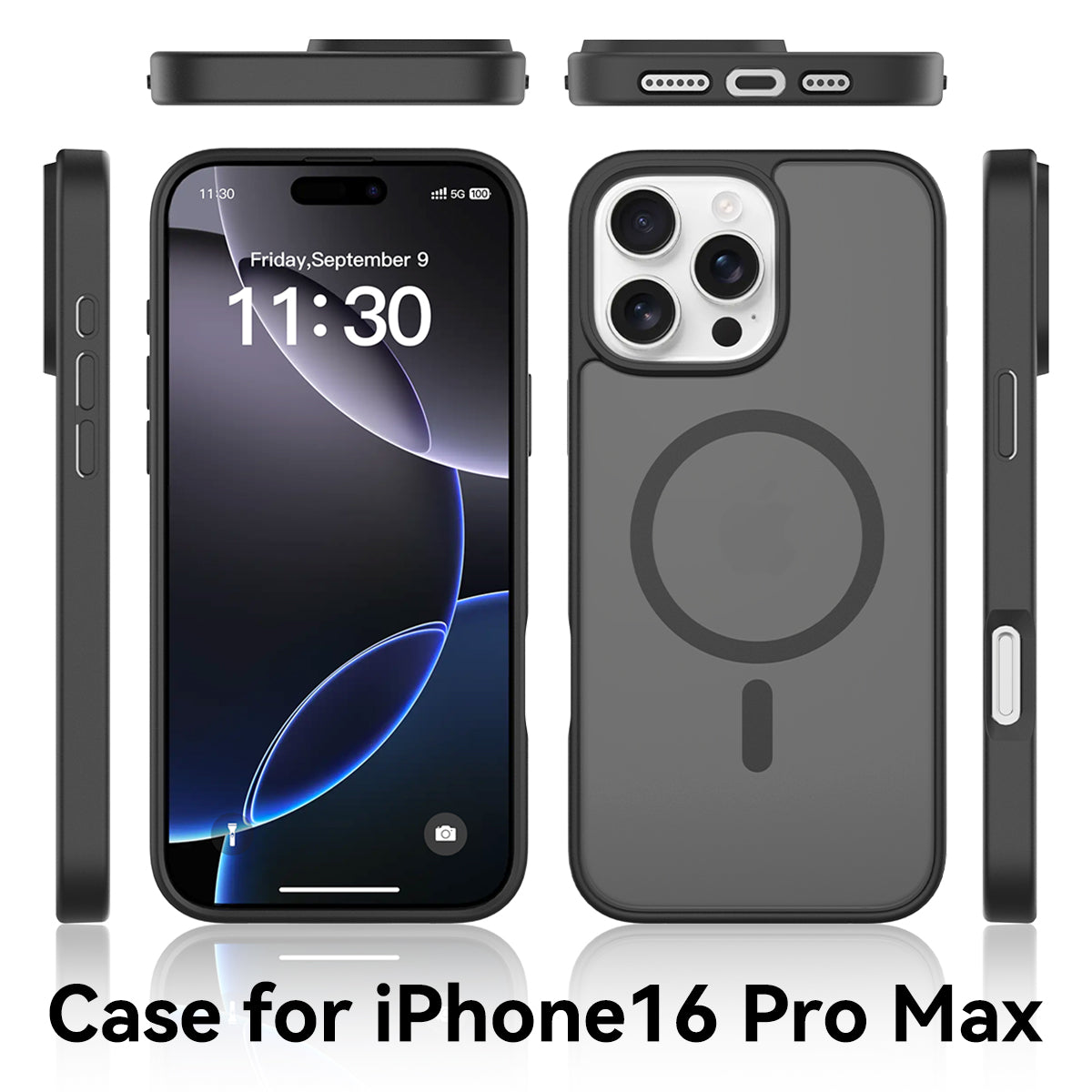 SaeediX Magnetic Shockproof Case – For iPhone 16 Pro Max & 17 Pro Max