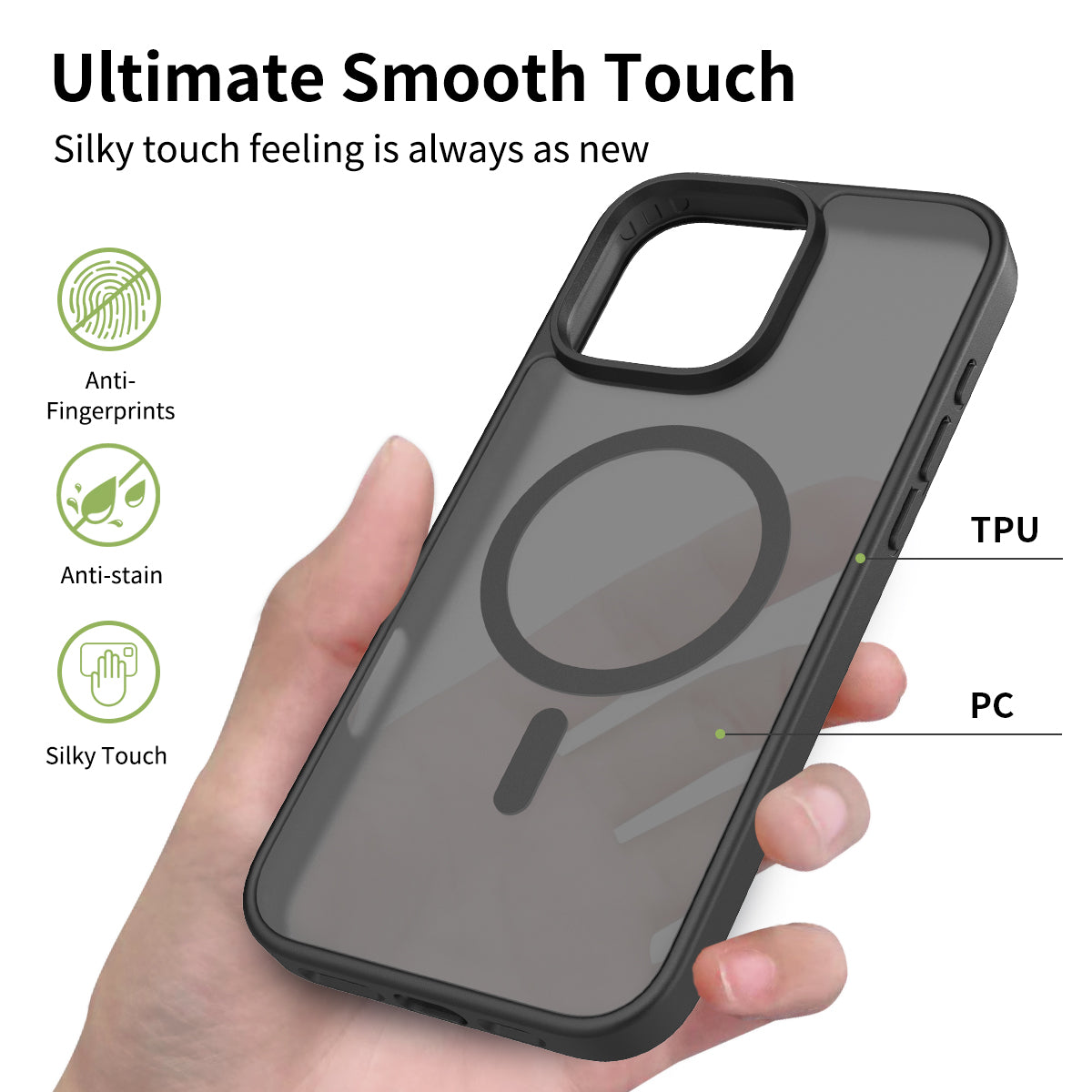 SaeediX Magnetic Shockproof Case – For iPhone 16 Pro Max & 17 Pro Max