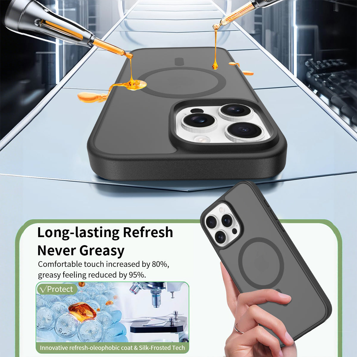 SaeediX Magnetic Shockproof Case – For iPhone 16 Pro Max & 17 Pro Max